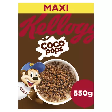Céréales COCO POPS original Kellogg's, paquet 550g