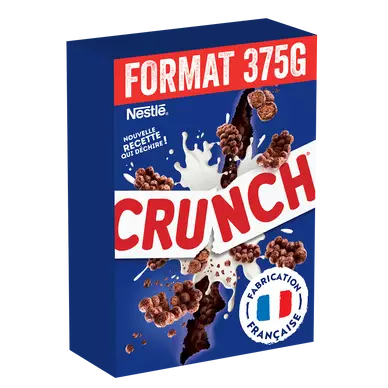 Céréales au chocolat CRUNCH - 375g