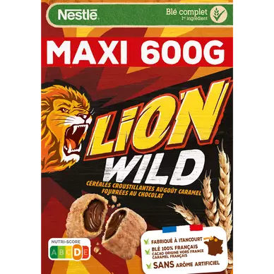 Céréales au caramel et chocolat LION WILD - 600g