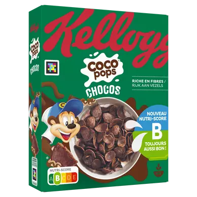 Céréales COCO POPS chocos Kellogg's, paquet 330g