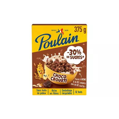 Céréales Choco Crousti POULAIN - 375g