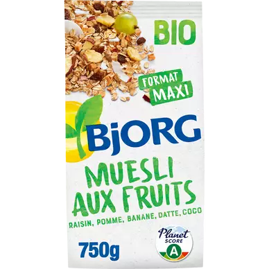 Céréales Muesli aux fruits bio BJORG - 750g