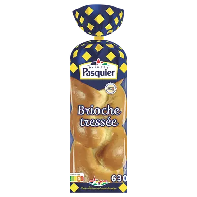 Brioche tressée nature BRIOCHE PASQUIER - 630g