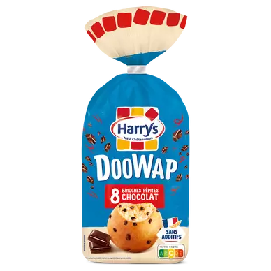 Brioches Doowap pépites de chocolat sans additifs X8 HARRYS - 320g