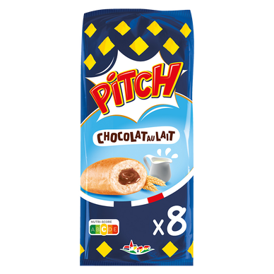 Brioche PITCH chocolat au lait - x8 - 300g