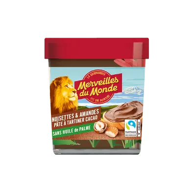 Pâte à Tartiner MERVEILLES DU MONDE, pot 190g