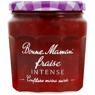 Confiture fraise intense BONNE MAMAN, 335g