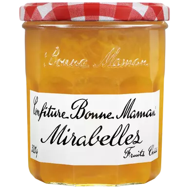 Confiture de mirabelles BONNE MAMAN, bocal de 320g