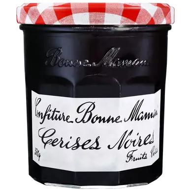 Confiture de cerises noires BONNE MAMAN, 370g
