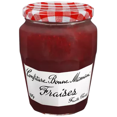 Confiture de fraises BONNE MAMAN pot familial 680g
