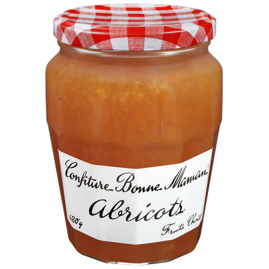 Confiture d'abricots BONNE MAMAN, pot familial de 680g