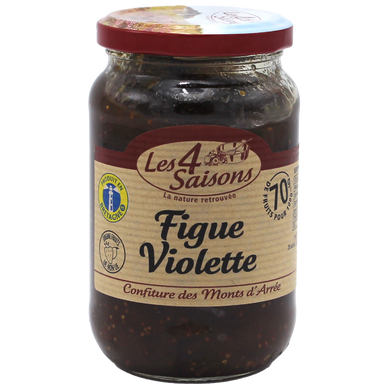 Confiture artisanale figue violette du Var 4 SAISONS, 400g