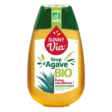 Sirop d'agave SUNNY BIO, doseur de 500g