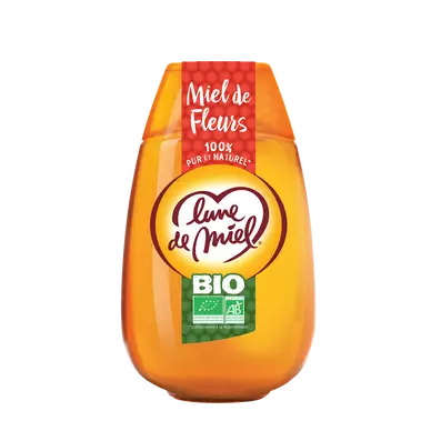 Miel de fleurs bio LUNE DE MIEL, 500g