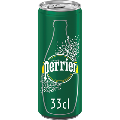 Eau minérale naturelle gazeuse PERRIER - 6x33cl