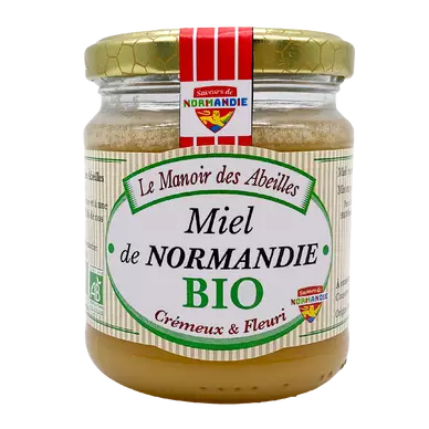 Miel bio de Normandie LE MANOIR DES ABEILLES 250g