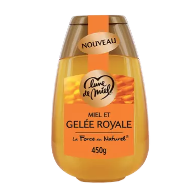 Miel et gelée royale LUNE DE MIEL doseur 450g