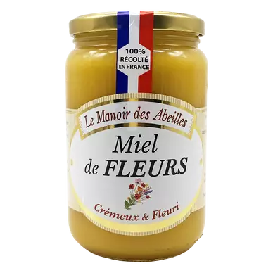 Miel de fleurs de France LE MANOIR DES ABEILLES 950g