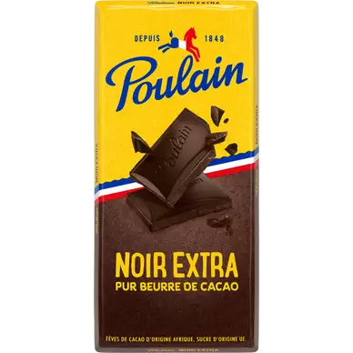 Tablette Chocolat Noir Extra POULAIN - 200g