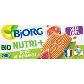 Goûter bio soja figue BJORG, 4x4 biscuits, 240g
