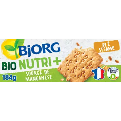 Biscuits Blé sésame bio BJORG - 184g
