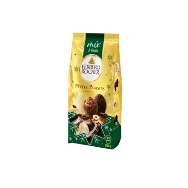 Confiserie Chocolat FERRERO ROCHERS Petits Plaisirs sachets mix 3 goûts 200g