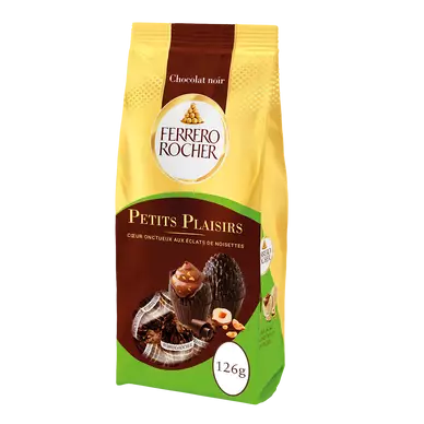 Confiserie Chocolat Rocher Petits Plaisirs au chocolat noir FERRERO -126g