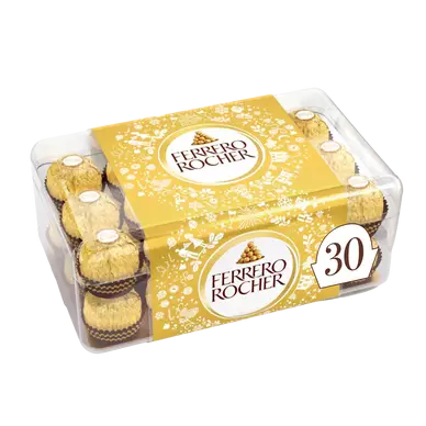 Confiserie Chocolat Rocher FERRERO boîte de 30 pièces 375g