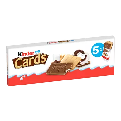 Gâteau KINDER cards T5, 128g