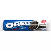 Biscuits cacaotés double crème OREO, rouleau de 157g