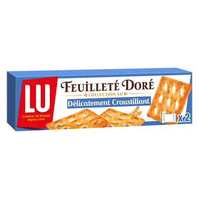 Biscuits feuilletés Doré LU, paquet de 125g