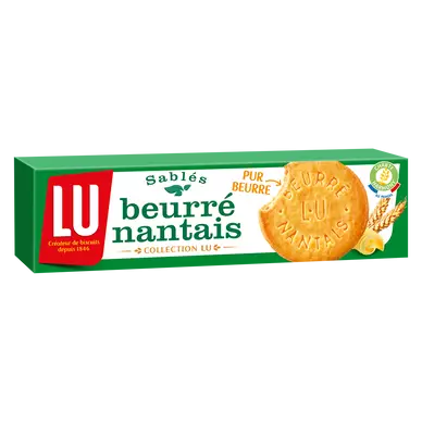 Biscuits sablés Beurrés Nantais LU - Paquet de 130g