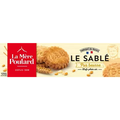 Galettes Biscuits Sablés du Mont St Michel LA MÈRE POULARD, 125g