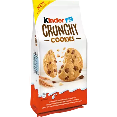 Cookies aux pépites au lait et au cacao KINDER, étui 136g
