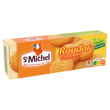 Biscuits roudors au beurre ST MICHEL paquet 150g