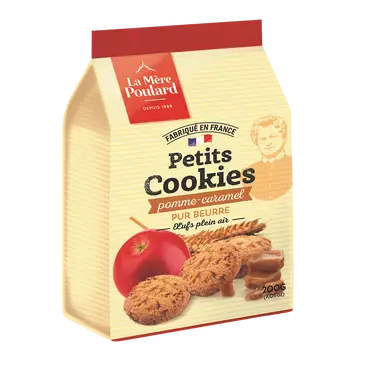 Cookies pomme caramel LA MERE POULARD sachet souple 200g