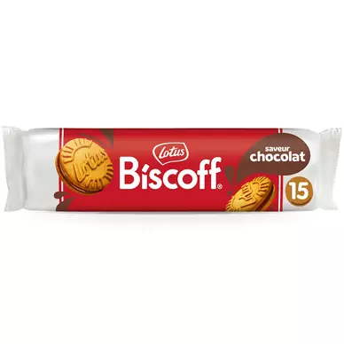 Speculoos fourrés crême saveur chocolat LOTUS 150g