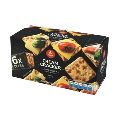 Biscuit cream cracker vieira de castro 6x30g 180g