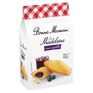 Madeleines au fourrage myrtille BONNE MAMAN 300G