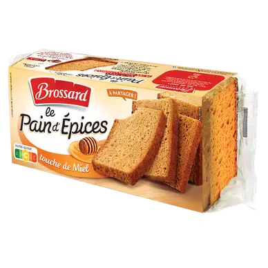 Pain d'épices au miel BROSSARD, 350g