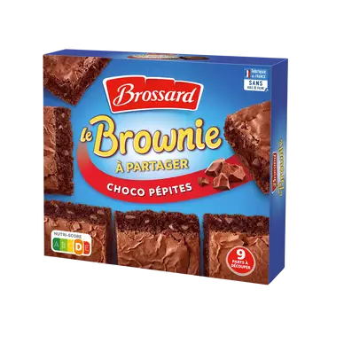 Brownies aux pépites chocolat BROSSARD, 285g