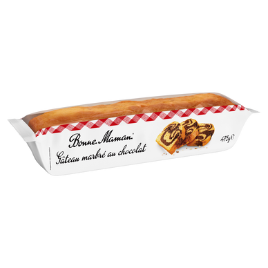 Gâteau marbré au chocolat pur beurre BONNE MAMAN - Le gâteau de 475g