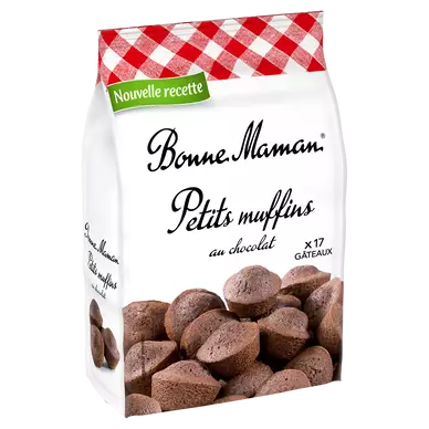 Gâteaux Petits Muffins Chocolat BONNE MAMAN - Le paquet de 235g