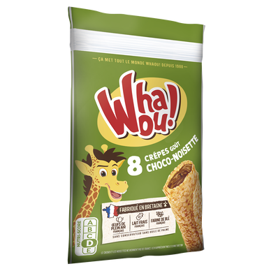Crêpes choco-noisette WHAOU! x8 - 256g