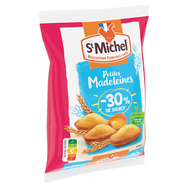 Madeleines coquille moins 30% de sucres ST MICHEL 400g