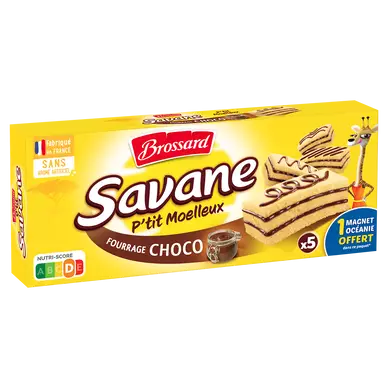 Gâteau p'tit moelleux SAVANE BROSSARD, 135g