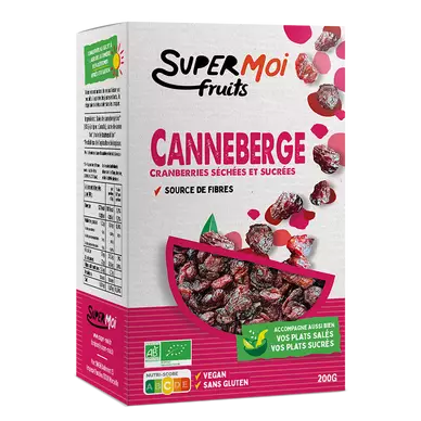 Baies de canneberge bio SUPER ME 200g