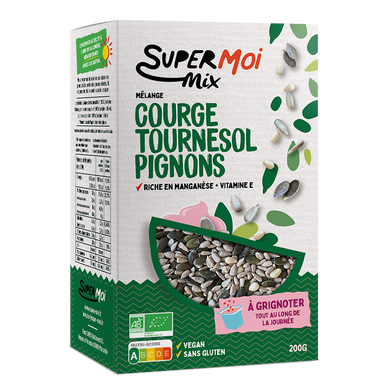 Mélange de courges tournesol & pignons bio SUPER ME 200g