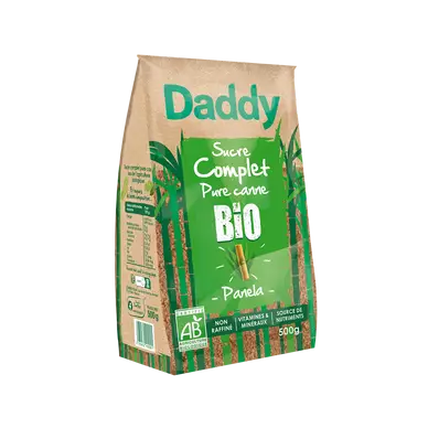 Sucre complet canne bio DADDY, 500g