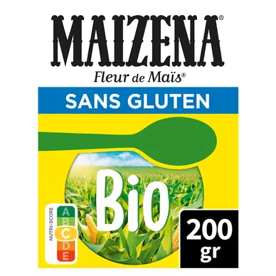 Fleur de maïs sans gluten bio MAIZENA, 200g